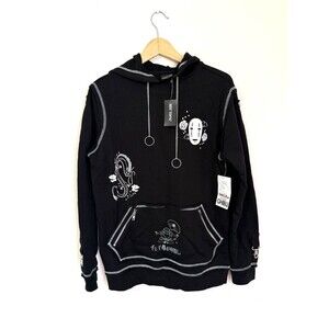 Spirited Away No Fave Hoodie Women’s Size S Her Universe Ghibli chains NEW!